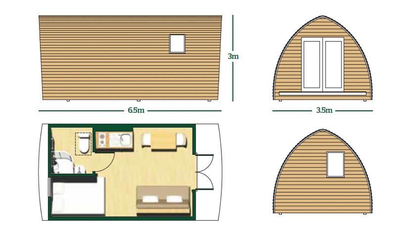 レアーグ Loch Shin Glamping Podsヴィラ エクステリア 写真